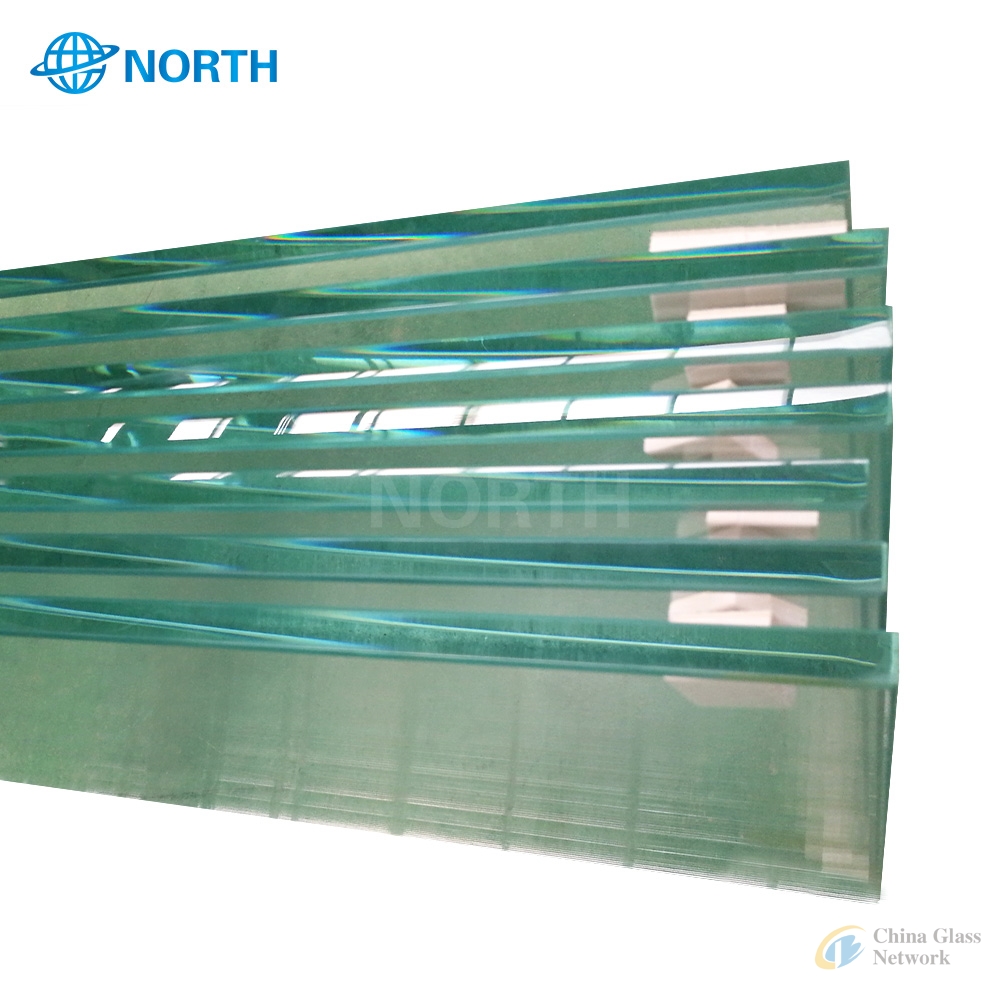 Tempered glass for facade