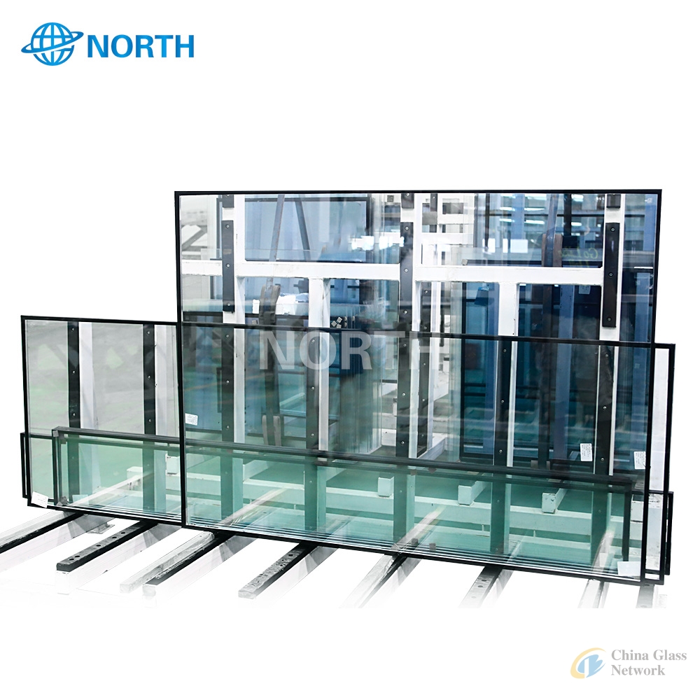 Curved Bent tempered hollow glass DGU Insulated Glass