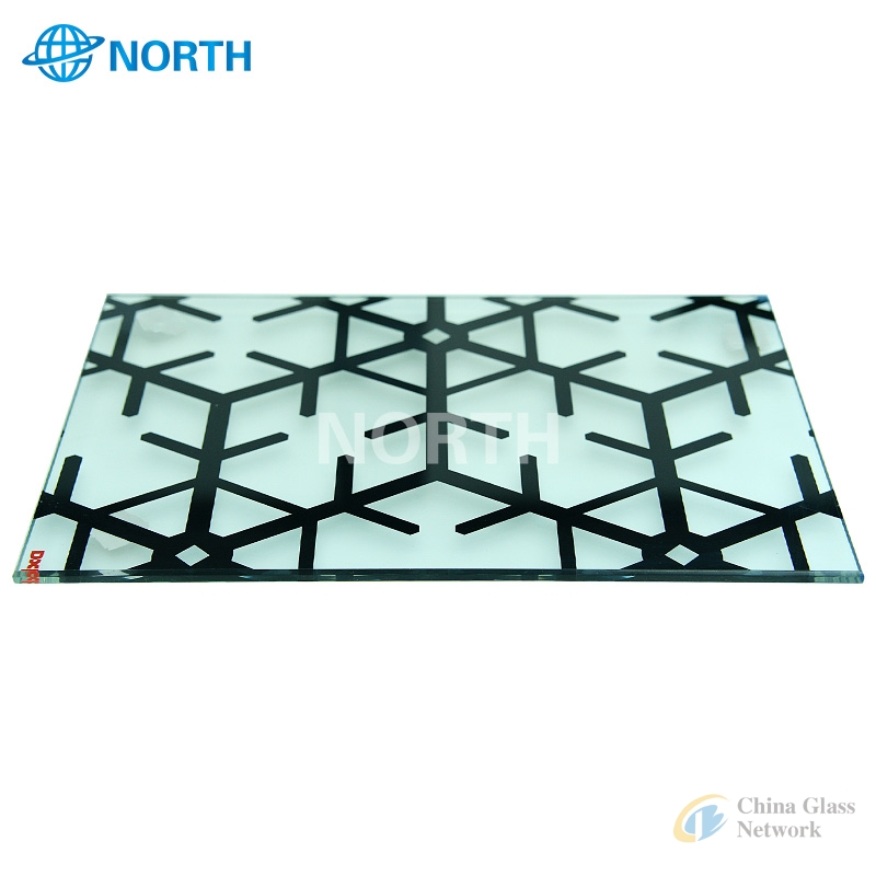 silk screen printing glass for furniture glass