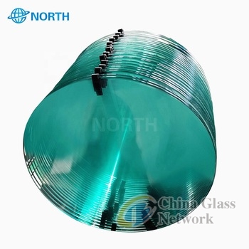 Round Safety Tempered Glass Dinner Table Glass