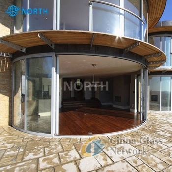 Curved Reflective Exterior Wall Building Glass