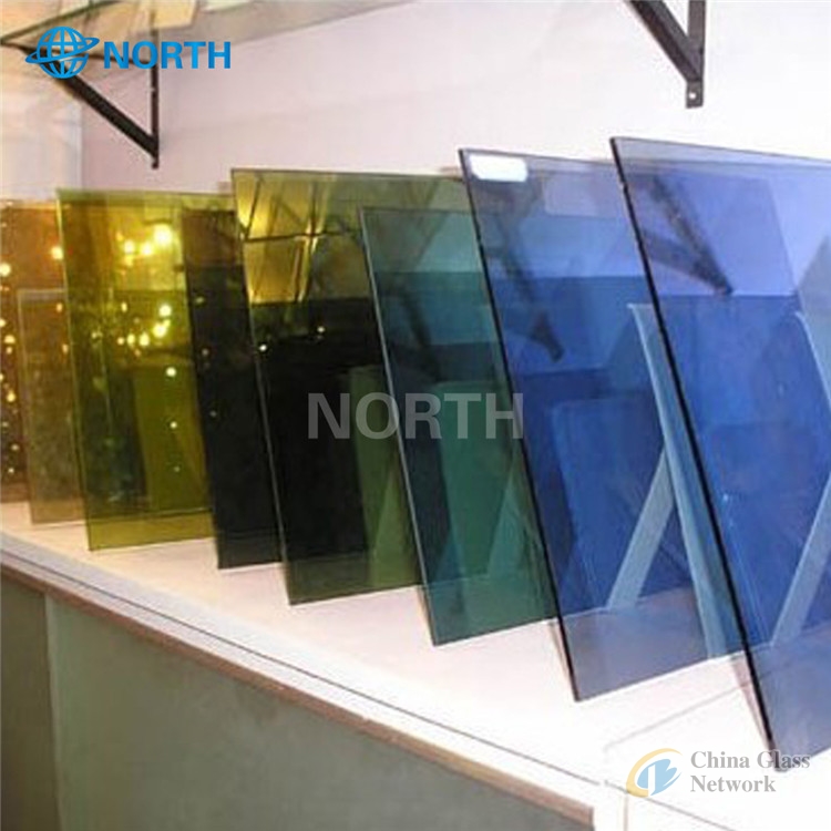 5mm Color Mirror Coating Glass Panel With Low Price