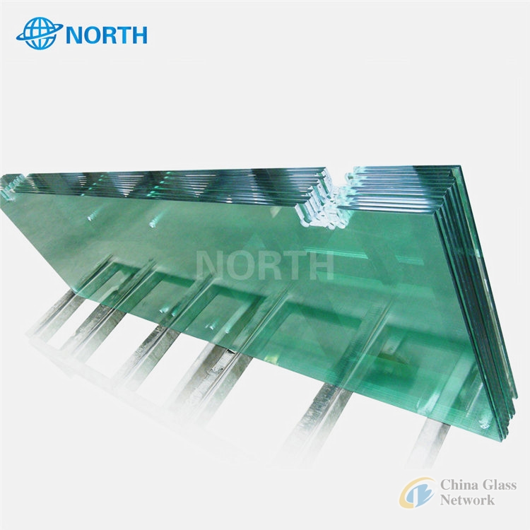 10.38mm 12mm Safety Clear tempered Laminated Glass Price for buildings