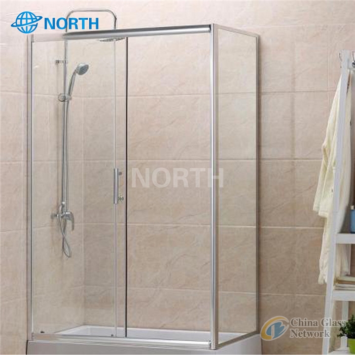 Hot sales shower room tempered toughened glass