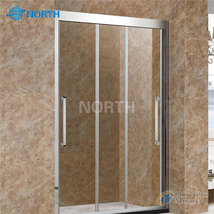 Tempered glass shower door