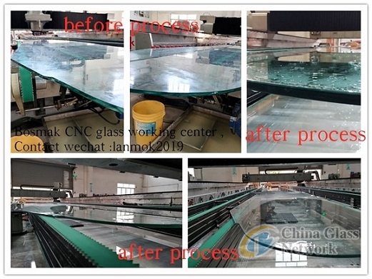 China CNC glass process machine