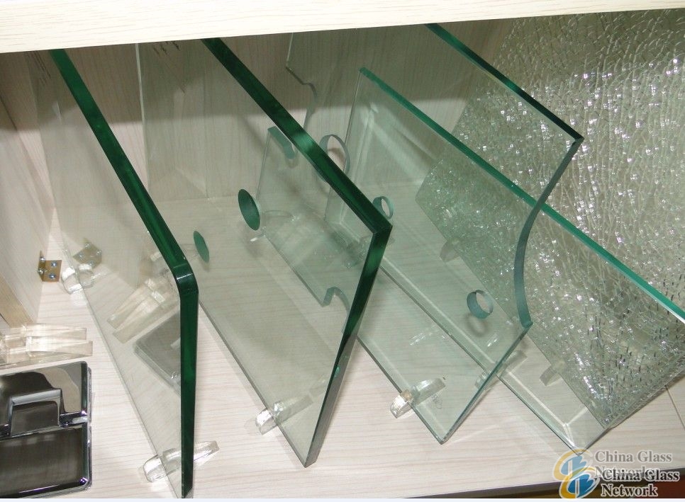 Customized clear tempered glass with High quality polished edge 