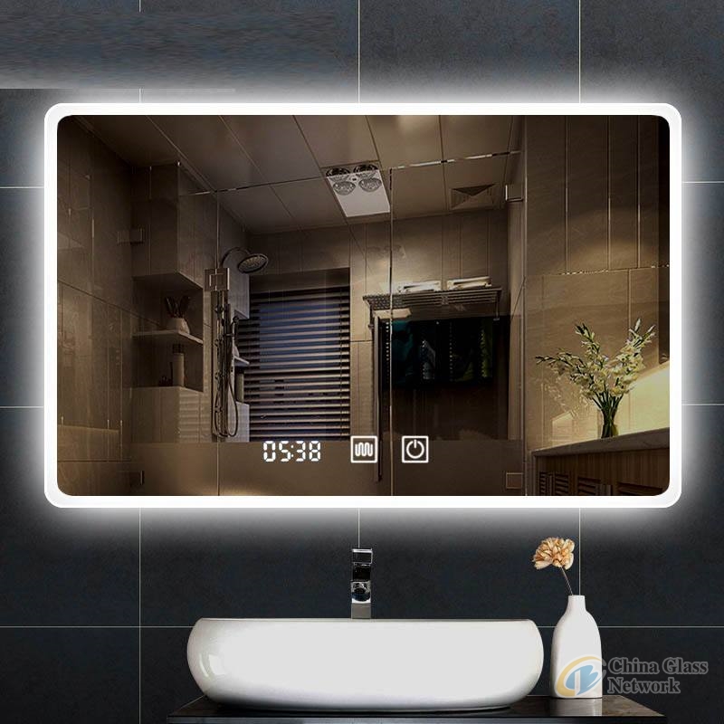 Most Popular Intelligent Anti fog Led Light Bluetooth Bathroom Vanity Mirror 