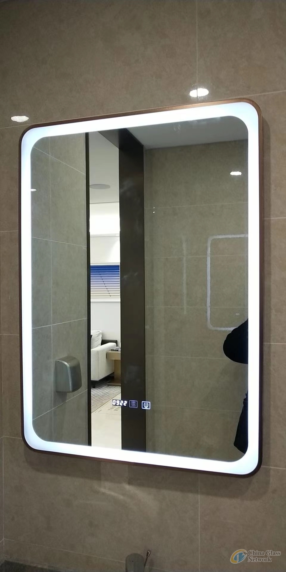 smart mirror led mirror Intelligent Anti fog Led Light Bluetooth Bathroom Vanity Mirror 