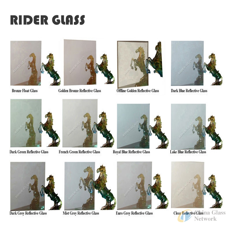 2-19mm CLEAR AND TINTED RIDER GLASS WITH CE AND ISO9001 (FLOAT GLASS, REFLECTIVE GLASS, LAMINATED GLASS, TEMPERED GLASS)