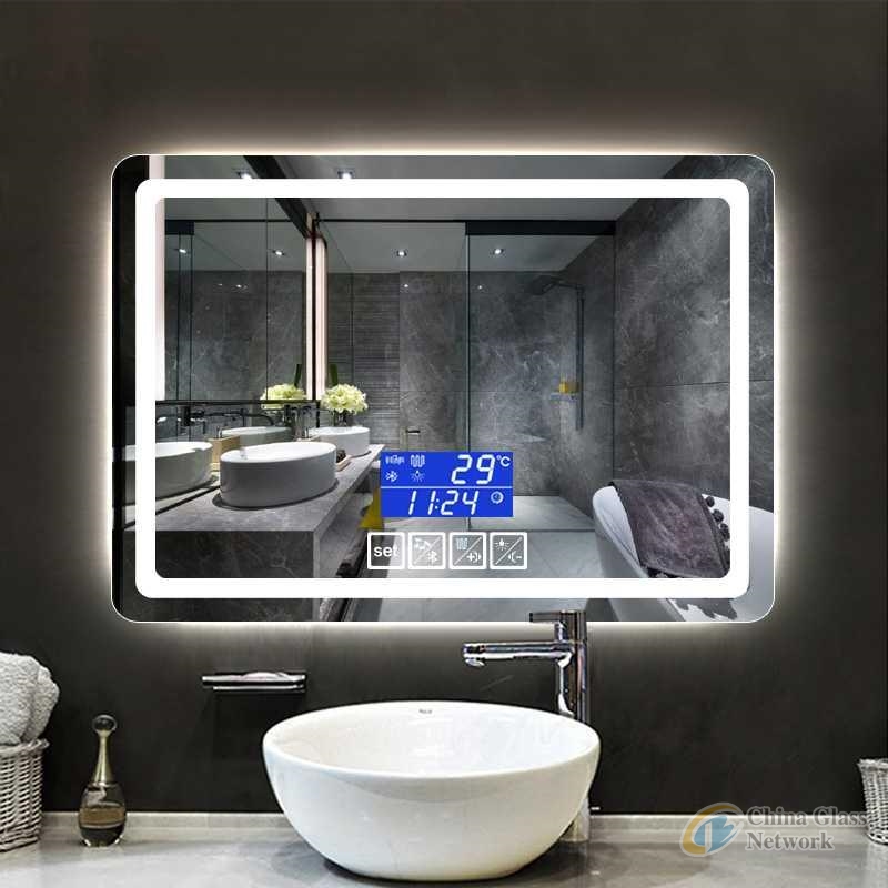 smart mirror led mirror Intelligent Anti fog Led Light Bluetooth Bathroom Vanity Mirror 