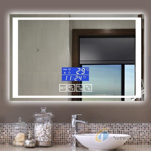 Modern Smart Frameless Bathroom Vanity Led Mirror Anti-Fog Mirror