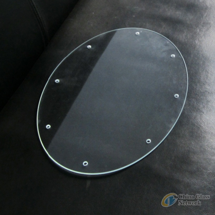 3.2mm special shape tempered light glass