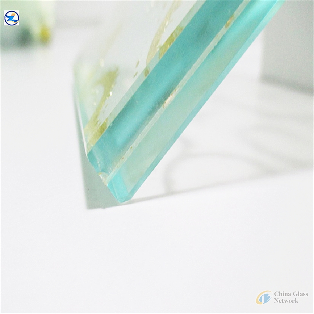 16mm 20mm color tempered laminated glass