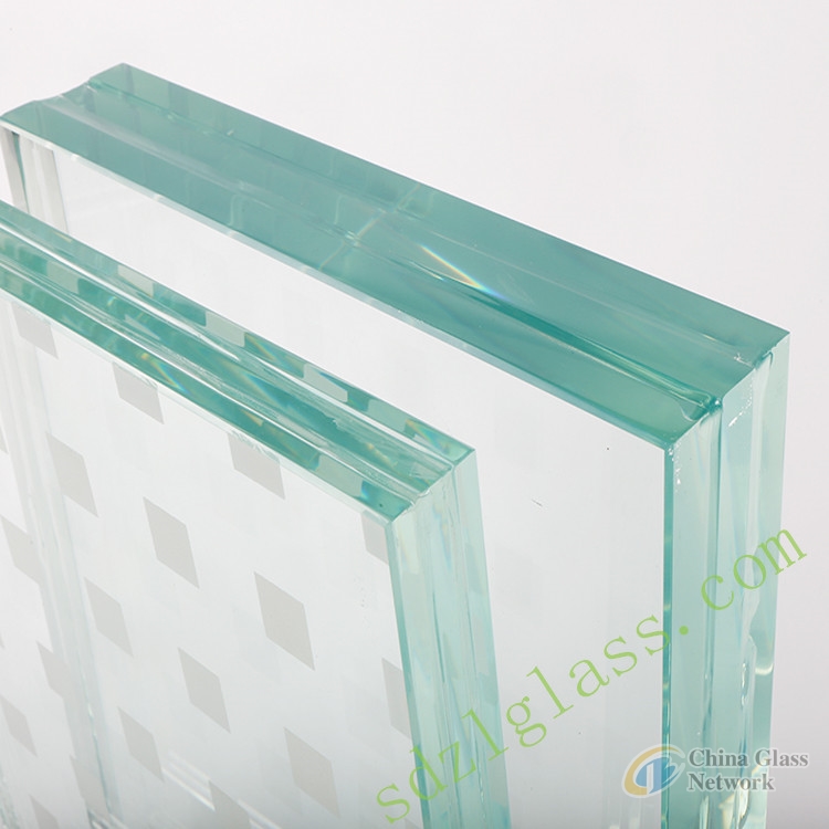 4.38mm,5.38mm,6.38mm stained glass laminated glass