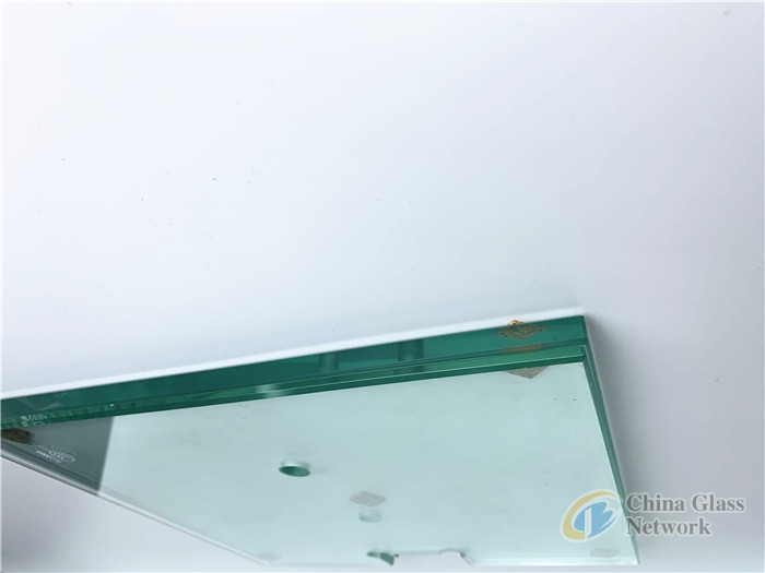 customized colors frameless commercial furniture laminated glass for doors