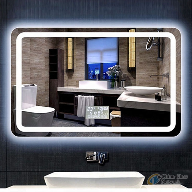 Hi-Q factory supply most popular modern intelligent Anti fog led light bluetooth bathroom mirror smart mirror