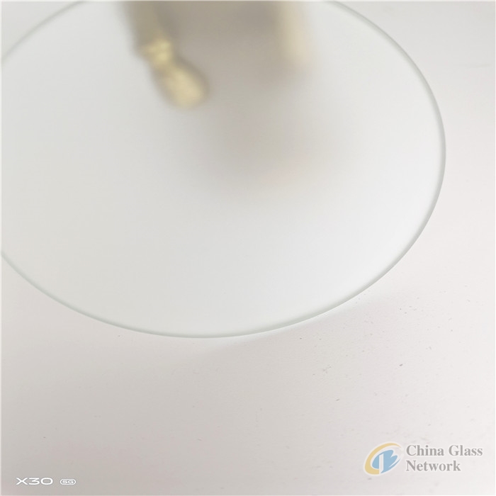 Wall Acid etched 10mm 12mm tempered glass panel tempered low iron glass with china price