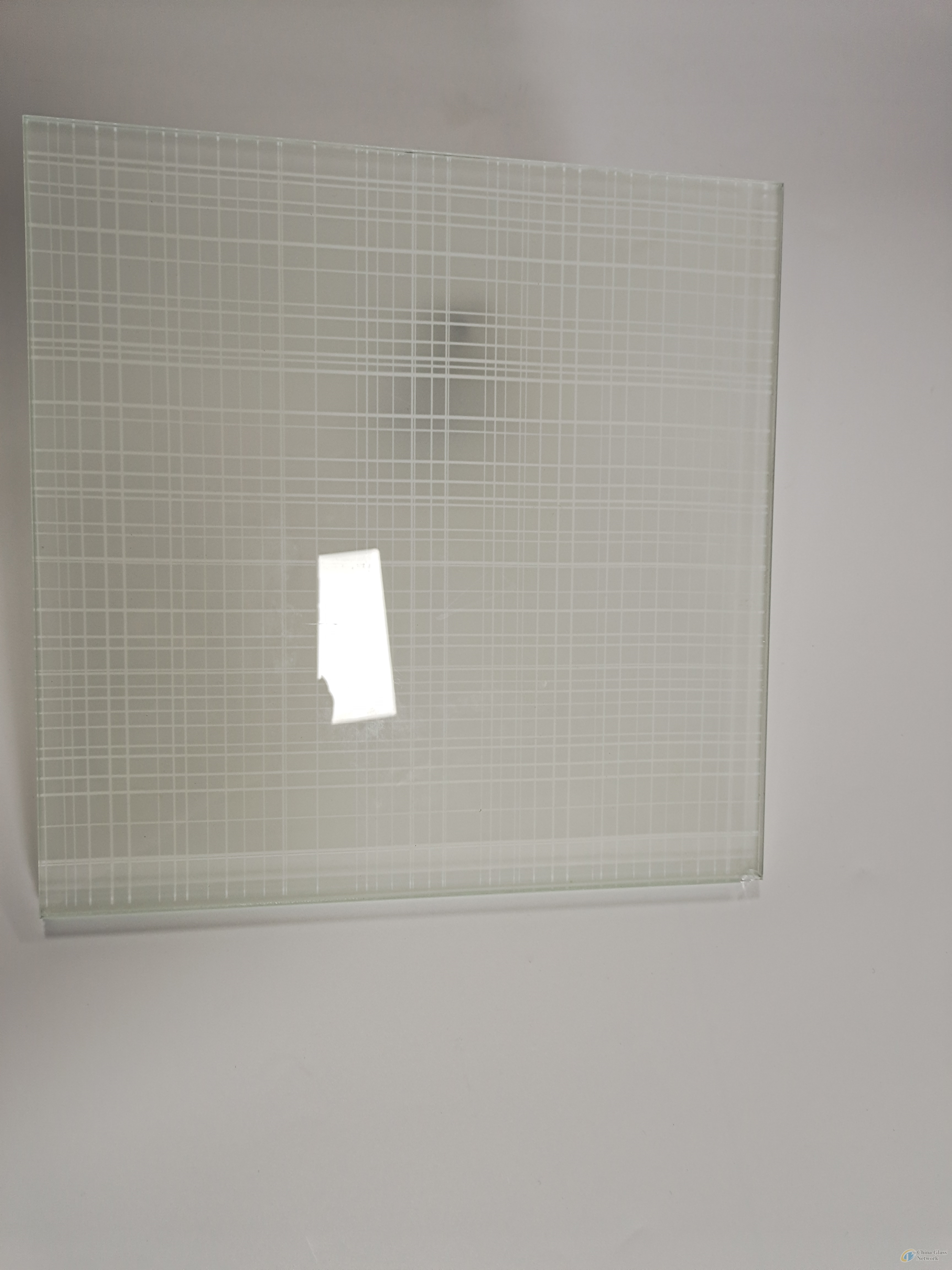  laminated silk mesh wired glass 