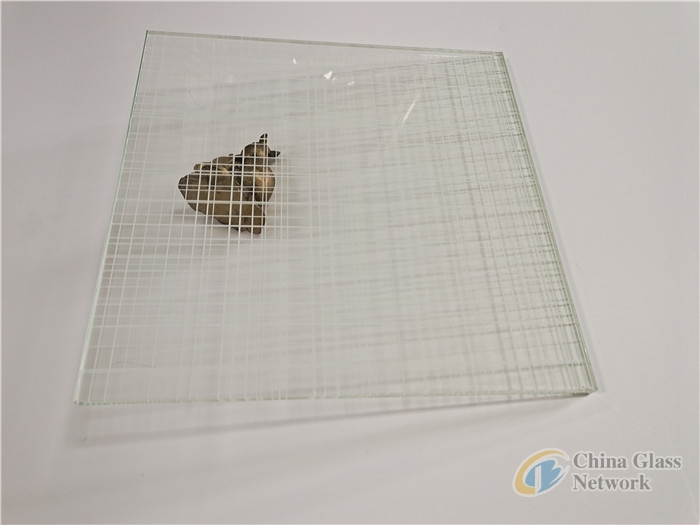 High quality wire reinforced glass wired glass 