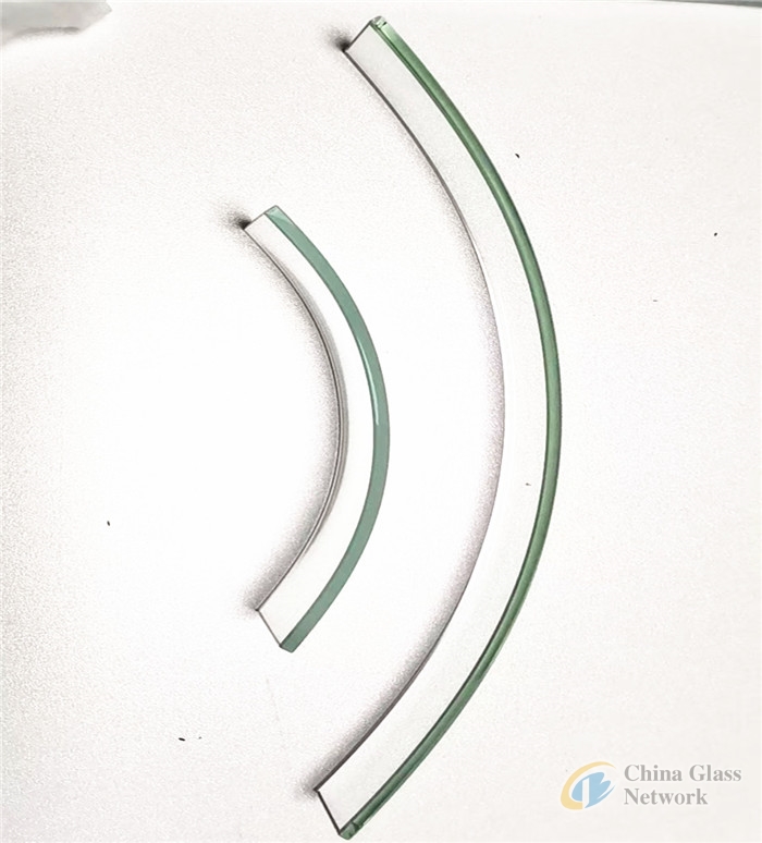 3-19mm safety Curved tempered glass 