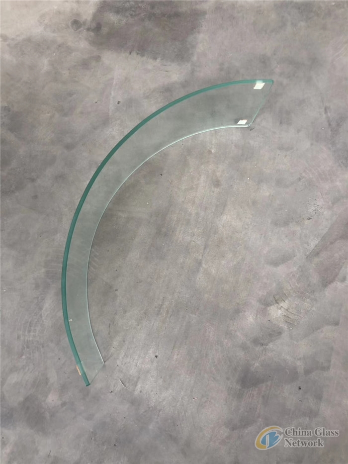 10mm bent tempered glass panels with factory  best price