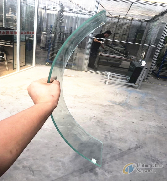 Bent glass price with Best high quality 