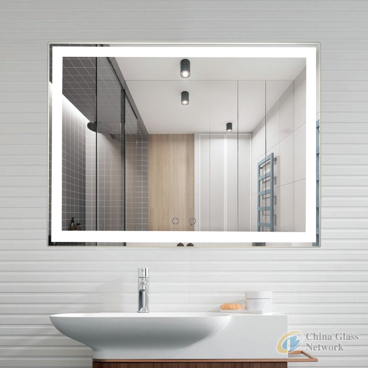 Modern Smart Frameless intelligent Anti fog led light bluetooth bathroom mirror