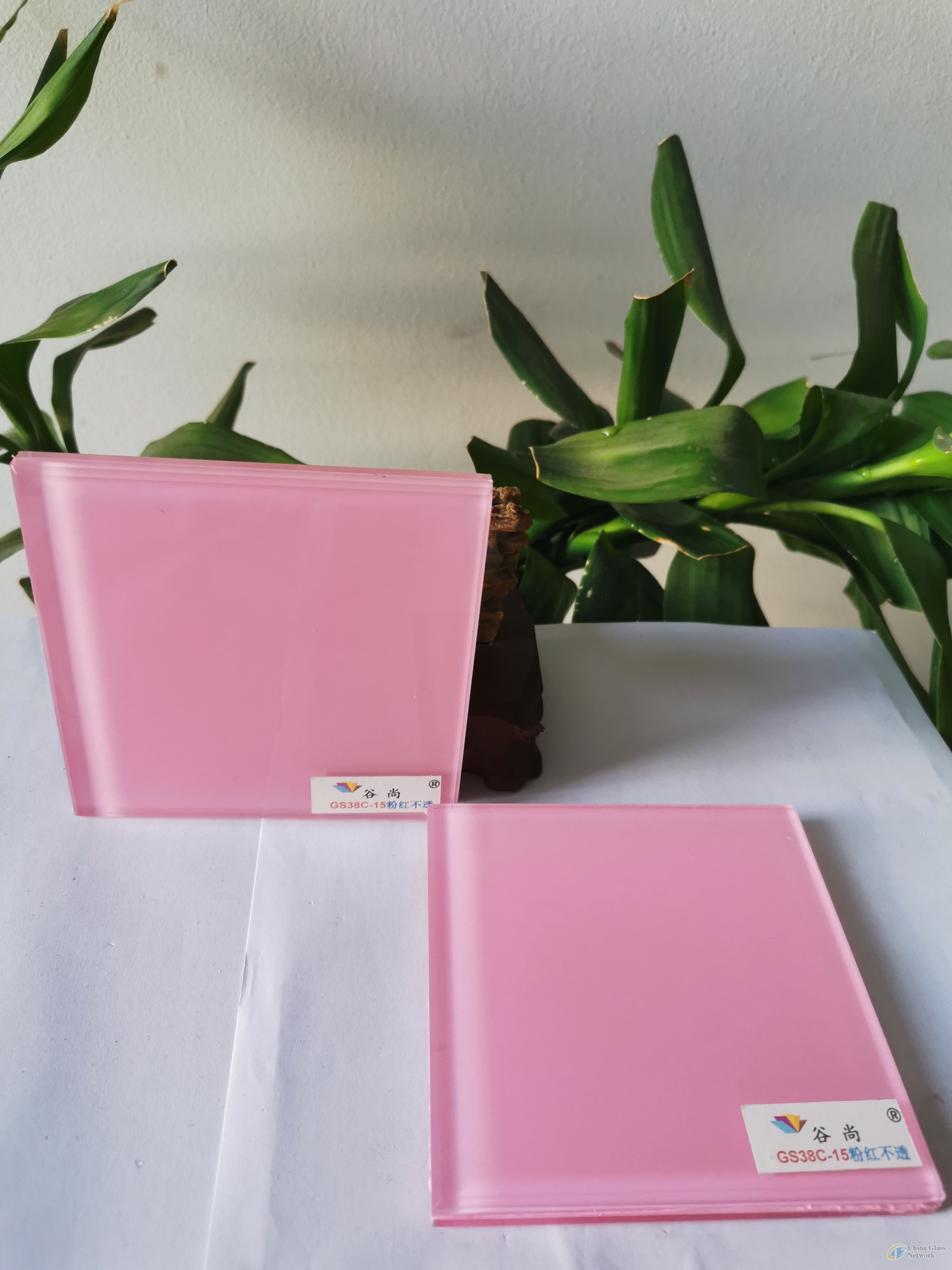 GS38C-15 pink opaque EVA laminated glass interlayer