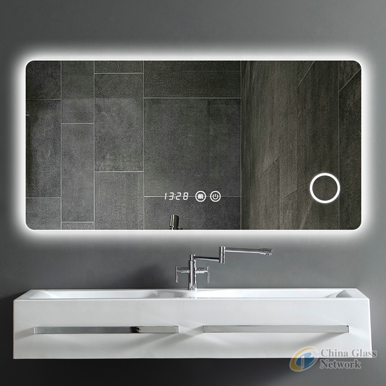 Factory direct supply intelligent Anti fog led light bluetooth bathroom mirror