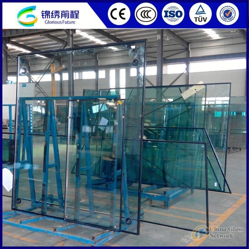 24mm double glazing glass for facade, curtain wall