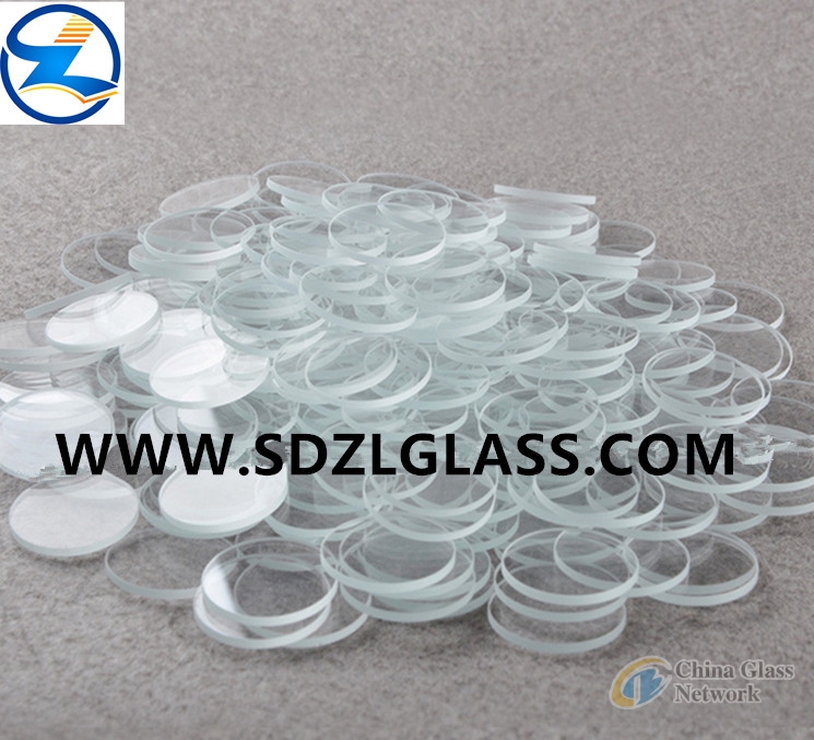 5mm Gauge table tempered glass with small size 