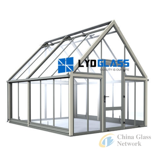 3MM tempered glass for Aluminum greenhouse