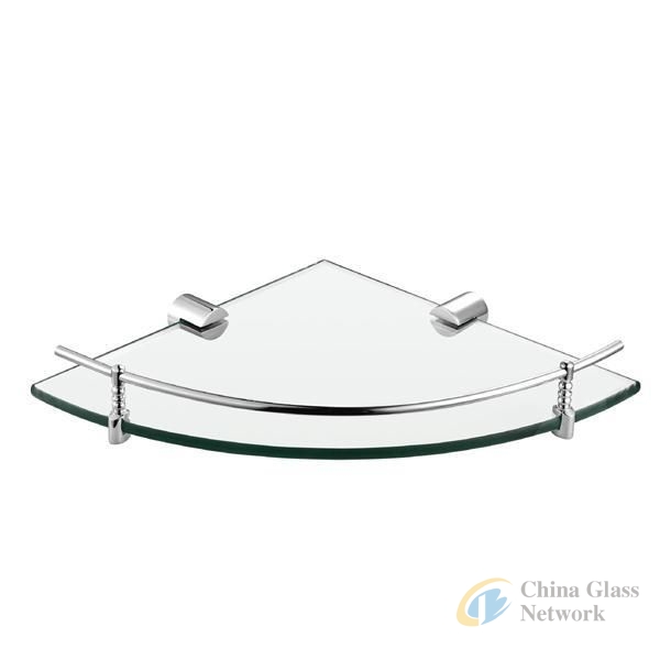 tempered ,flat polished edge  shelf  glass, furniture glass