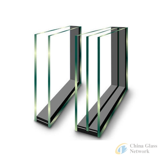 tempered laminated triple layer insulating glass