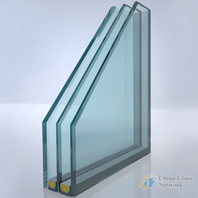 Hollow glass window door building glass