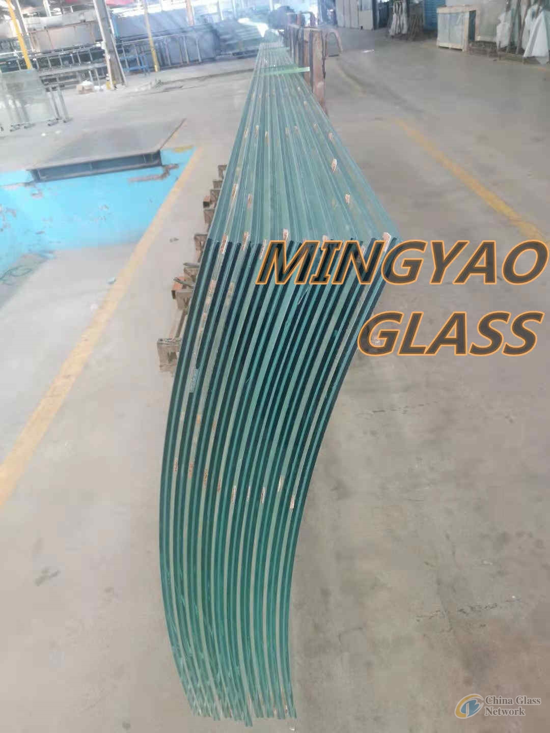 Bend Curved Tempered Laminated Glass