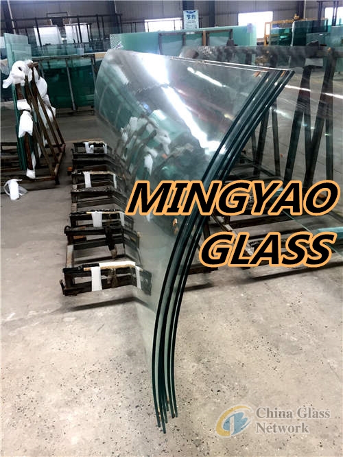 5-19mm Curve Bend Tempered Glass Toughened glass