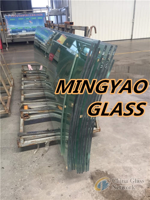 5-19mm Curve Bend Tempered Glass Toughened glass