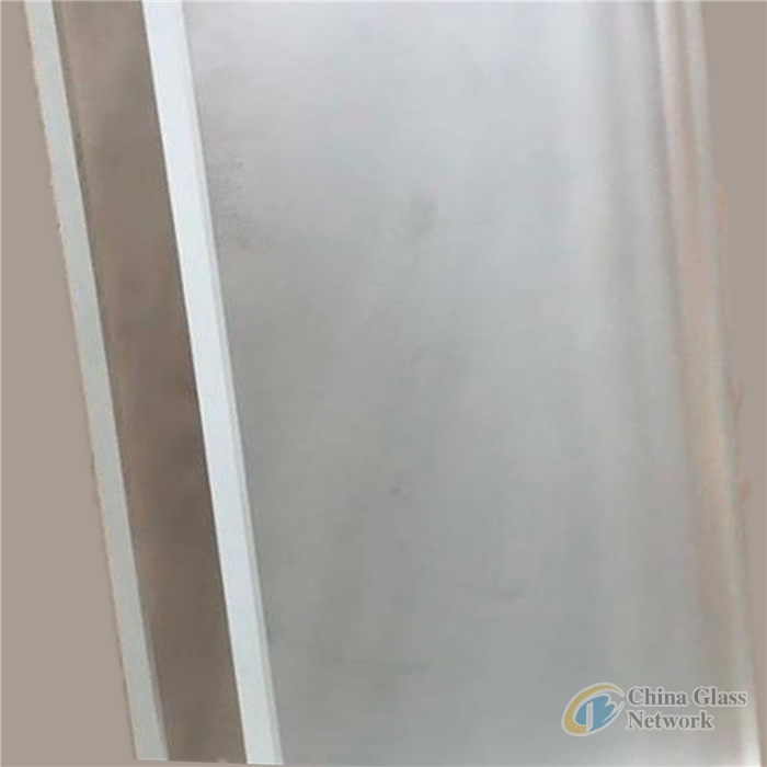 White satin frosted fence panels glass for screen door