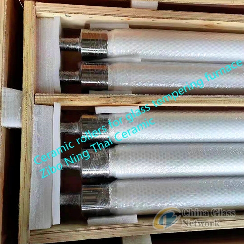 Fused Silica Ceramic Rollers Used In Glass Tempering Furnace