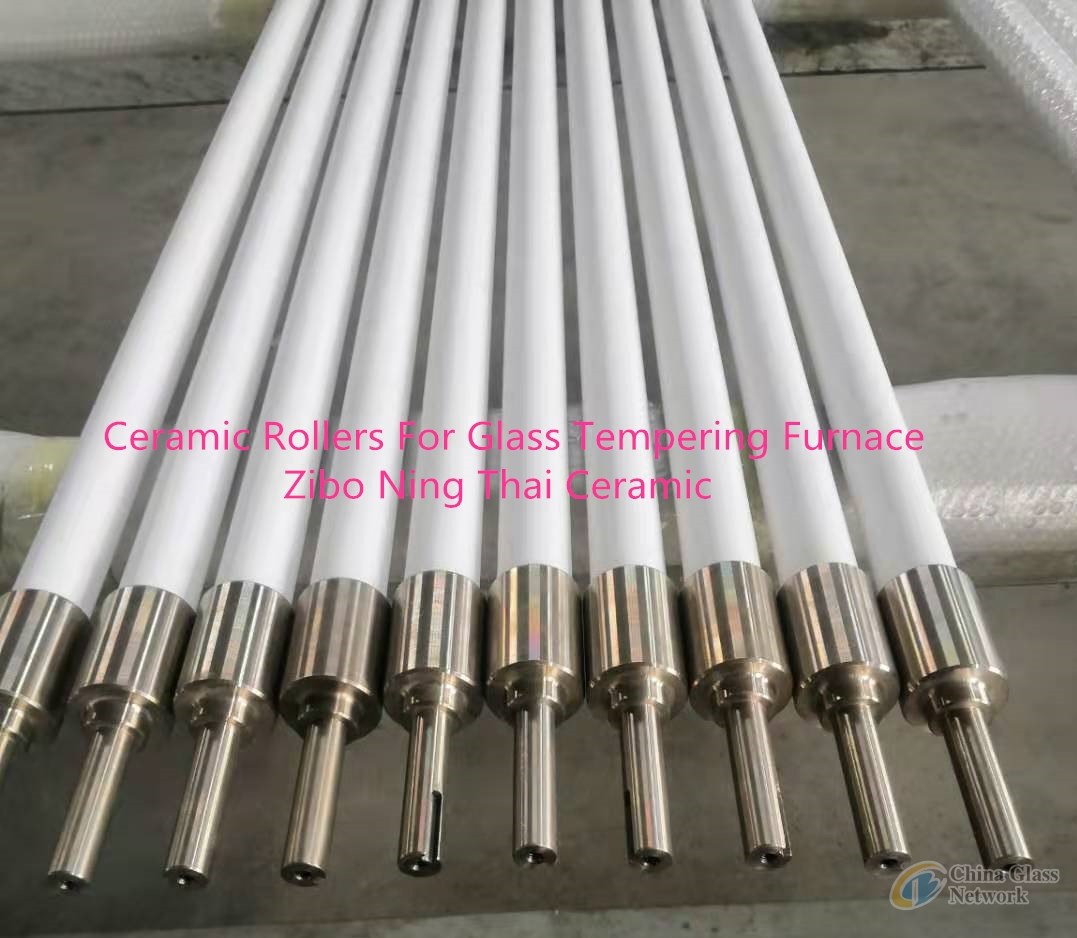 Fused Silica Ceramic Rollers Used In Glass Tempering Furnace