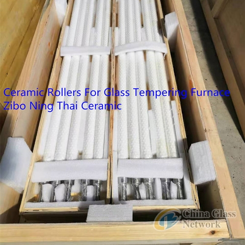 Fused Silica Ceramic Rollers Used In Glass Tempering Furnace