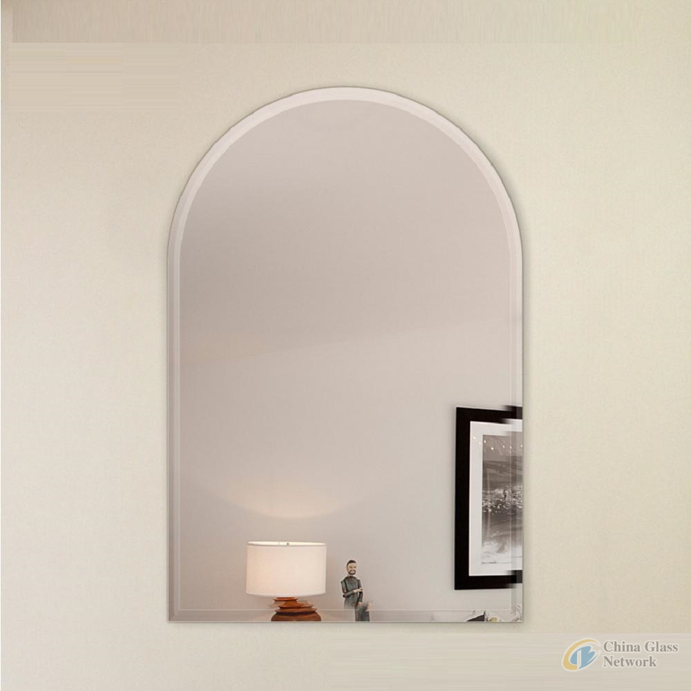 3mm-6mm Concise Design Morden Simple Home Decorator Frameless Bathroom Beveled Mirror