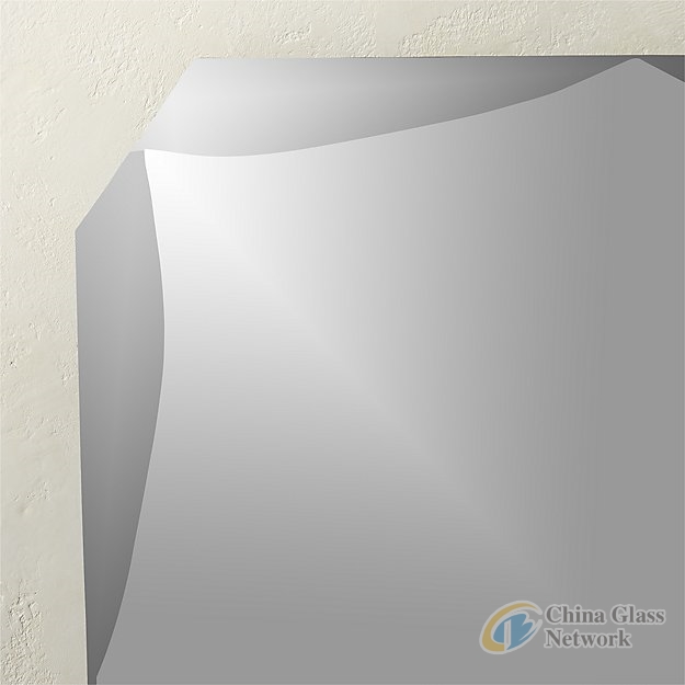 3mm-6mm Concise Design Morden Simple Home Decorator Frameless Bathroom Beveled Mirror