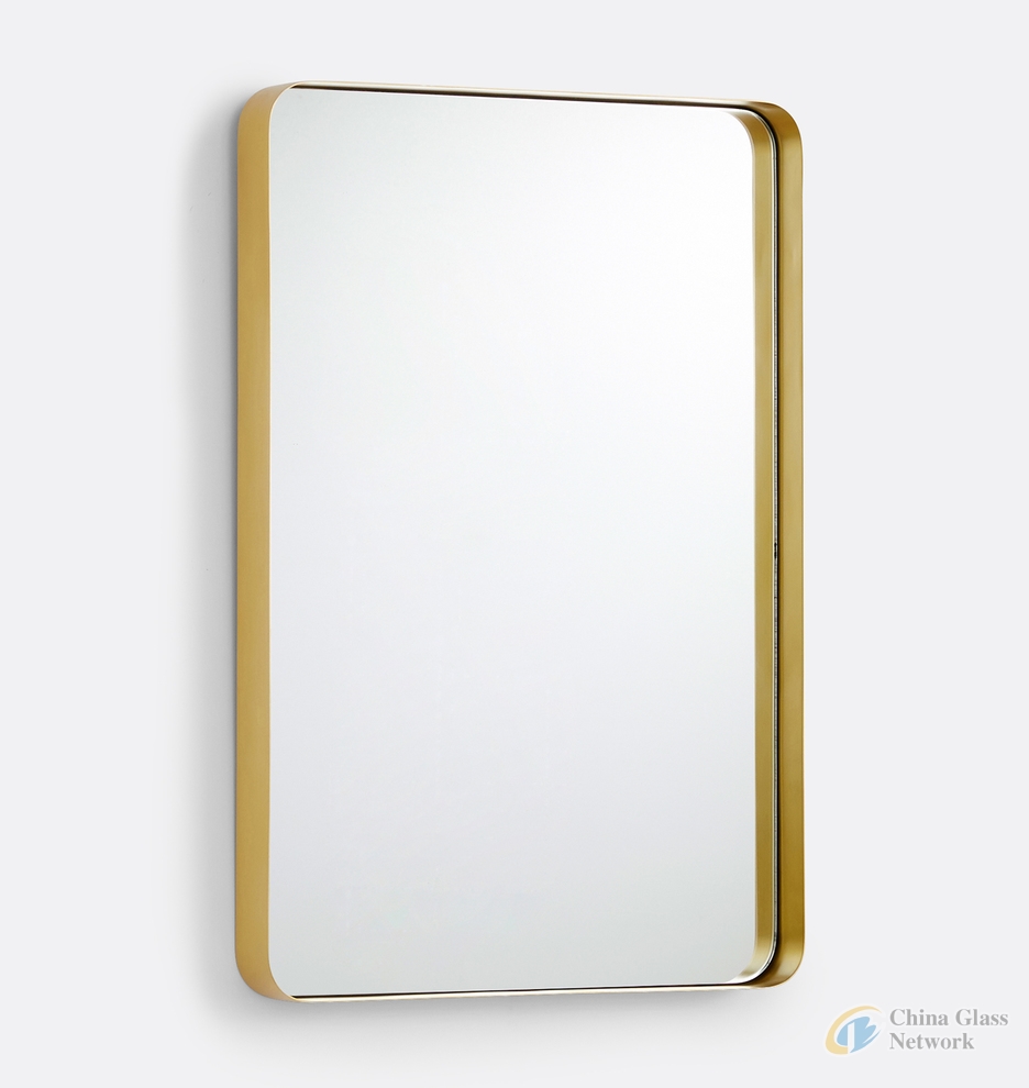 Aluminum Frame Mirror Satin Matt Finish Wholesale Bathroom Mirror for Home Furniture