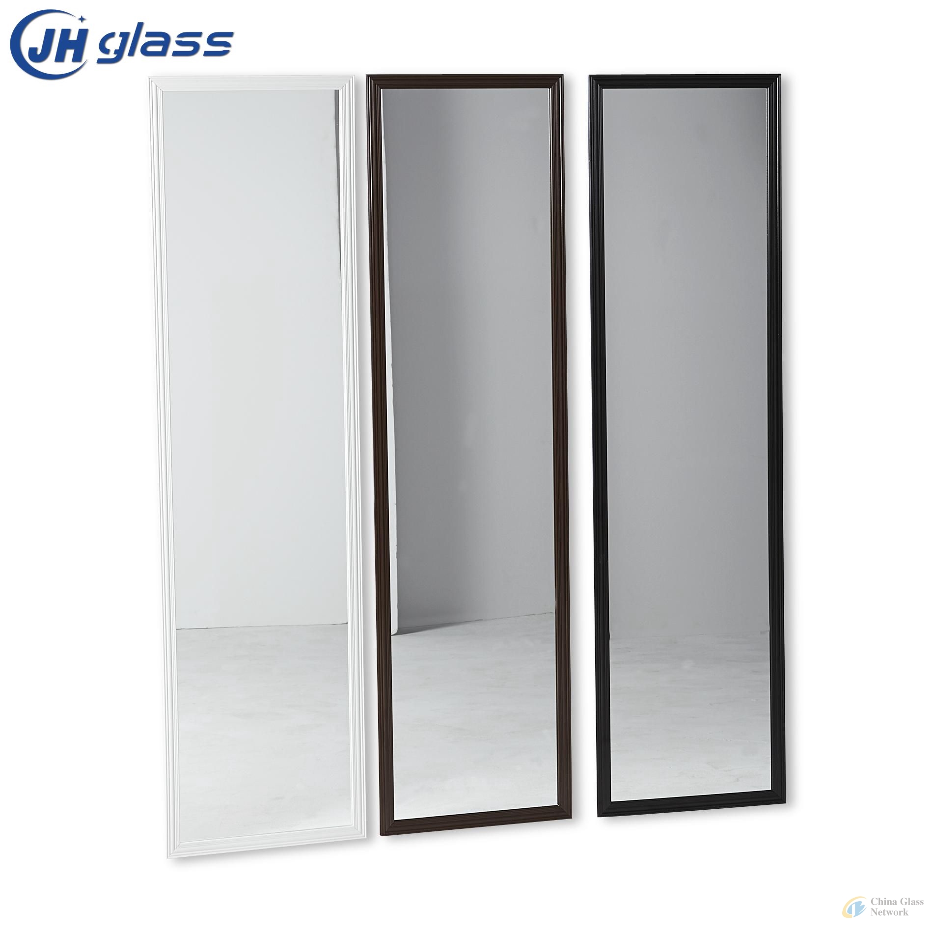 Stylish Full Length 4mm Silver Dressing Mirror Wall Mounted with Frame