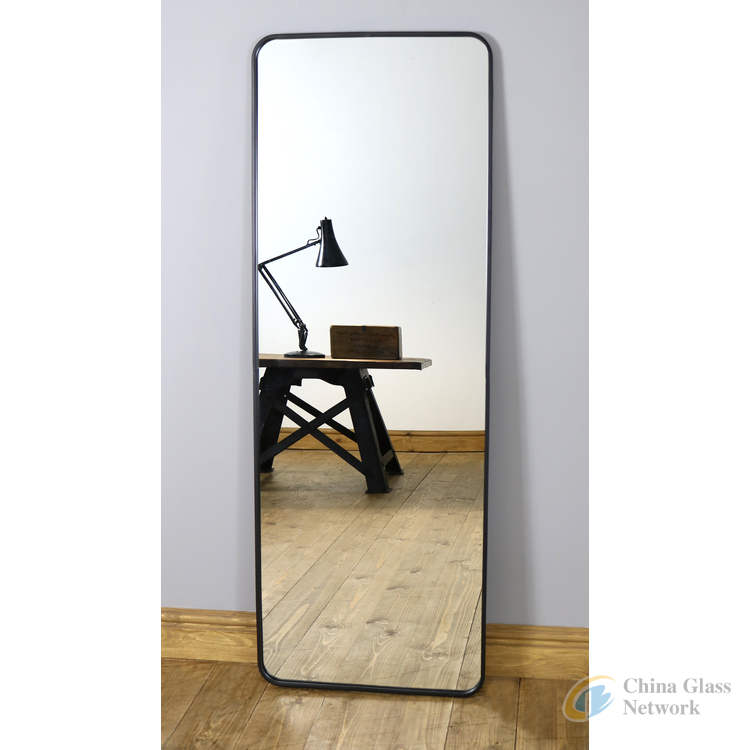 Stylish Full Length 4mm Silver Dressing Mirror Wall Mounted with Frame