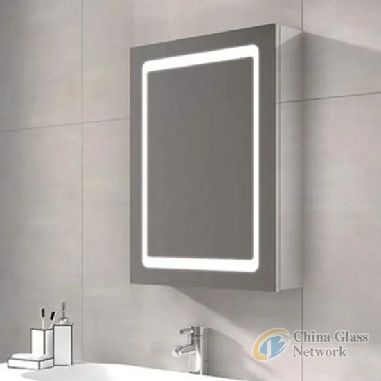 Modern Design Bathroom Mirror Cabinet LED Illuminated Medicine Cabinet