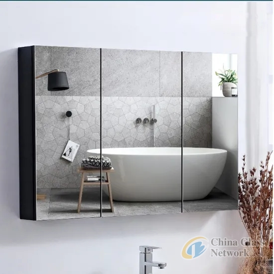 Modern and Contemporary Bathromm Furniture Vanity Bath Supplies Combination Mirror Cabinet with Touch Switch